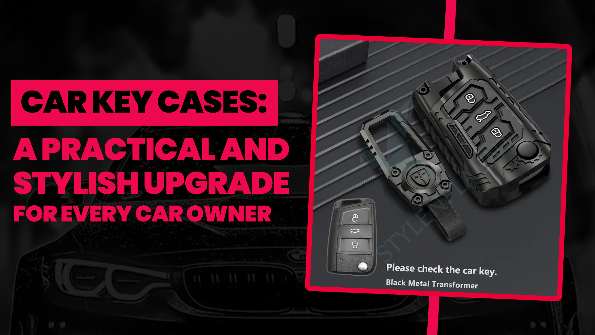 Car Key Cases A Practical and Stylish Upgrade for Every Car Owner(01)