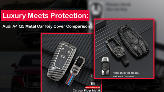 Audi A4 Q5 Metal Car Key Cover