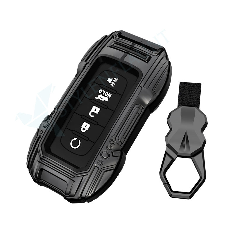 Nissan Patrol 2025 | Sentra 2025 | Rogue 2025 | Pathfinder 2025 Luxury Premium Beast Metal Smart Car Design Key Cover Key Case With Key Chain (5 buttons)