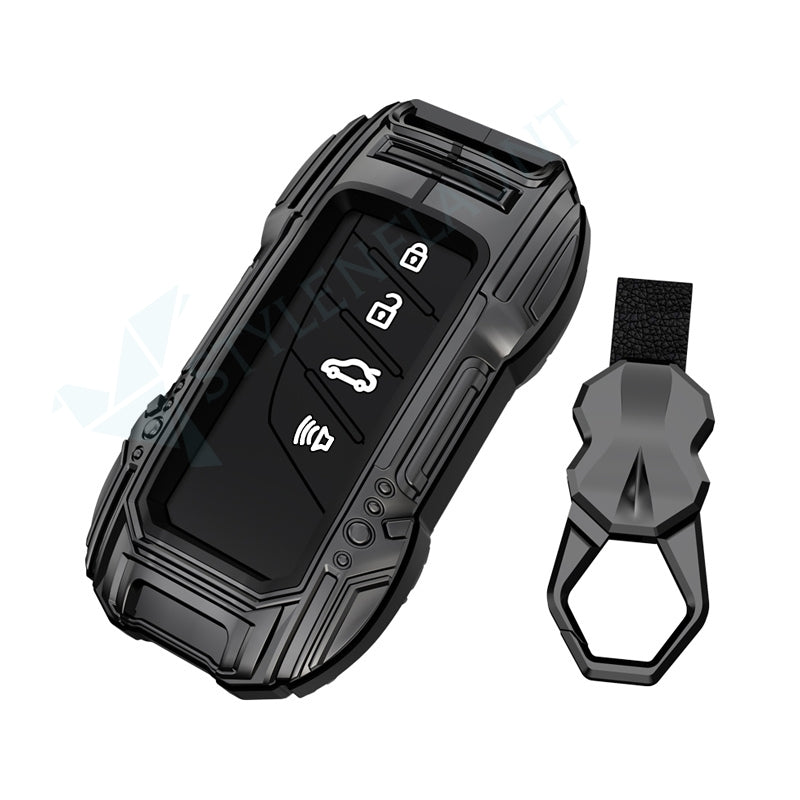 Lexus ES350 | RX350 | TX350 | LX600 | LX700h Luxury Premium Beast Metal Smart Car Design Key Cover Key Case With Key Chain (4 buttons)