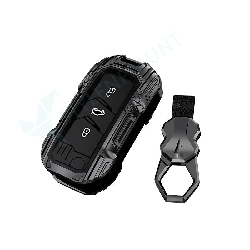 Mahindra Thar Roxx | XUV 700 | Thar | Scorpio-N 2023 | 3X0 Luxury Premium Beast Metal Smart Car Design Key Cover Key Case With Key Chain (3 buttons)