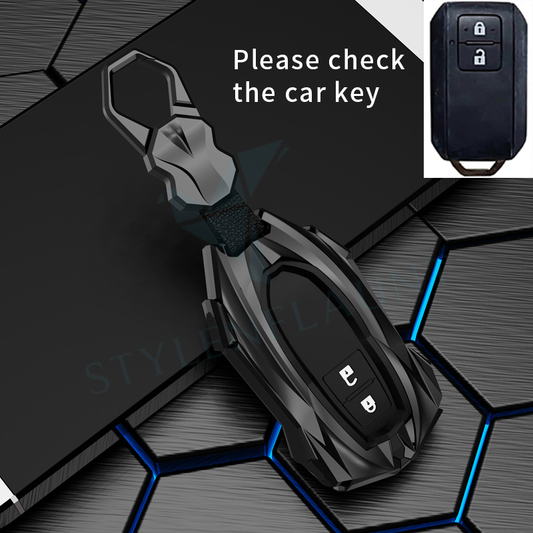 Suzuki Grand Vitara | Baleno | XL | Brezza | Jimmy | Ertiga | Fronx | Victoris Luxury Premium Protector Series Car Key Case Key Cover(2 buttons)