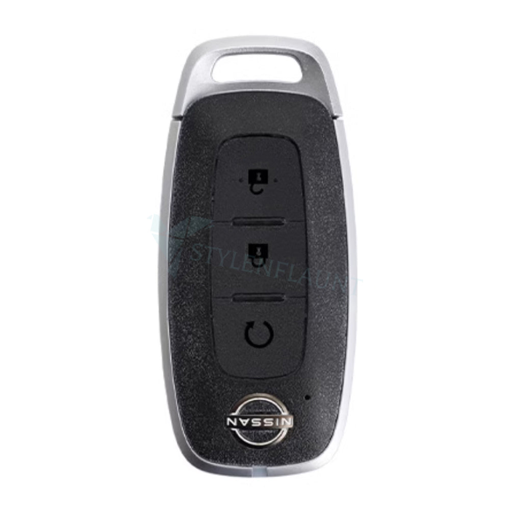 NISSAN NEW MAGNITE 2025 Luxury Premium Transformer Series Metal Smart Car Design Key Cover Key Case With Key Chain ( 3 buttons )