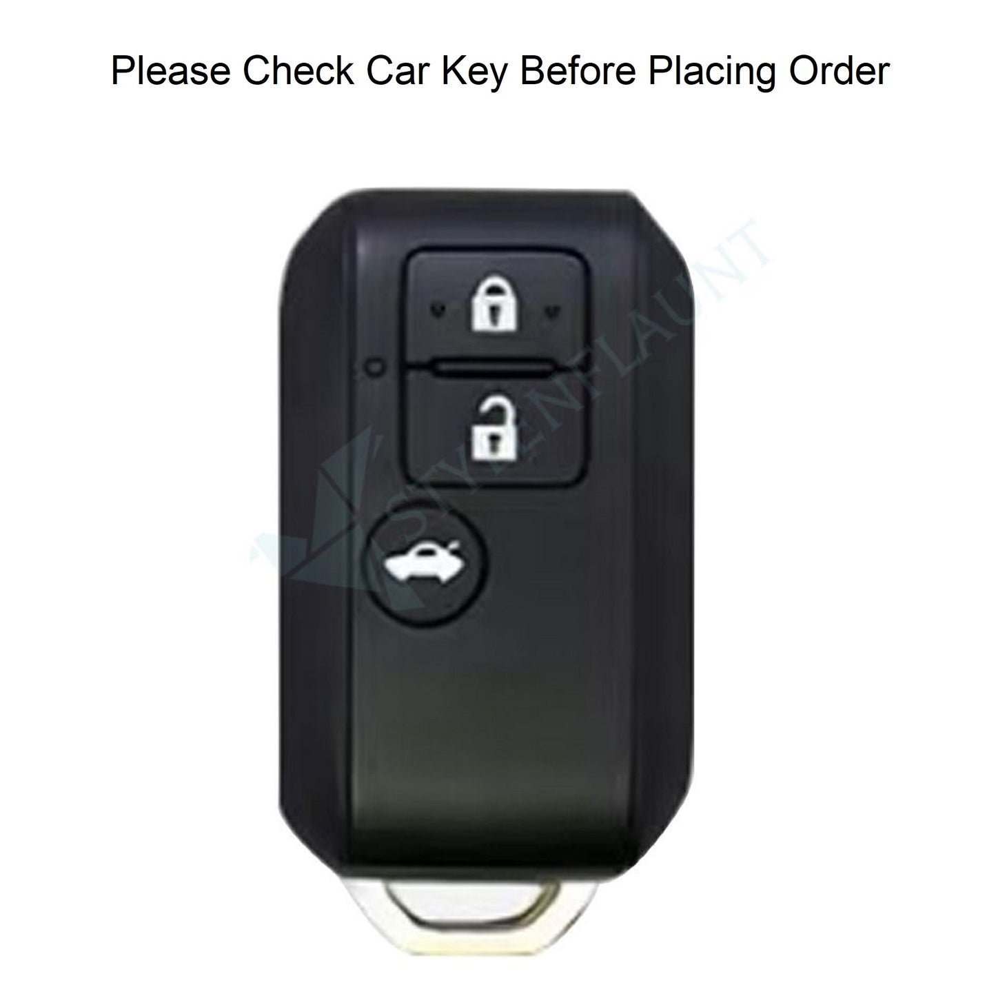 Suzuki Swift Dzire | Ertiga Luxury Premium Metal Carbon Fiber Smart Car Key Cover Key Case With Key Chain ( 3 Button )
