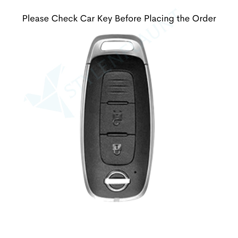 NISSAN NEW MAGNITE 2024 Luxury Premium Beast Series Metal Smart Car Design Key Cover Key Case With Key Chain ( 2 buttons )