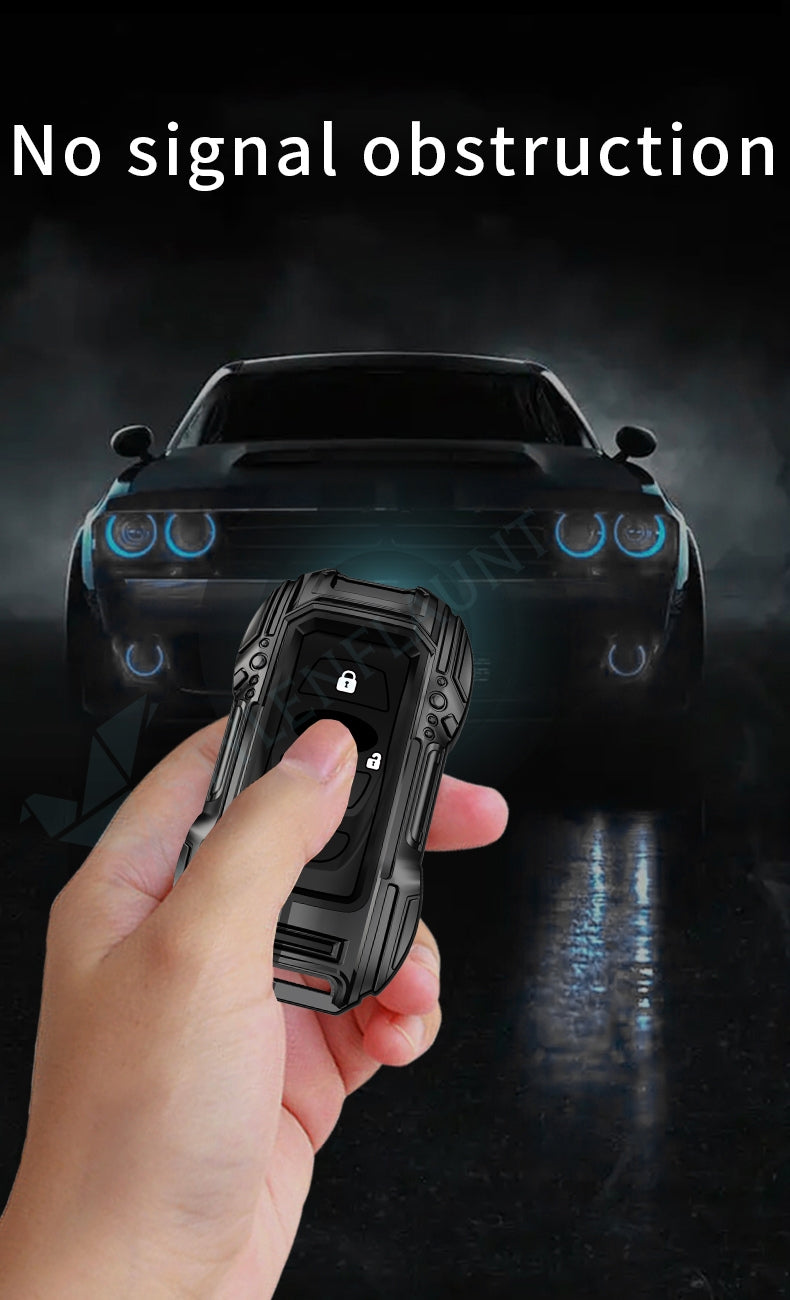 Ram 1500 Luxury Premium Beast Metal Smart Car Design Key Cover Key Case With Key Chain (5 buttons)