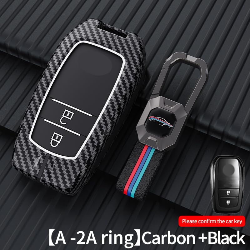 Toyota Hycross  Innova Metal Carbon Fiber Black Soft Silicon Smart Ca –  Style N Flaunt