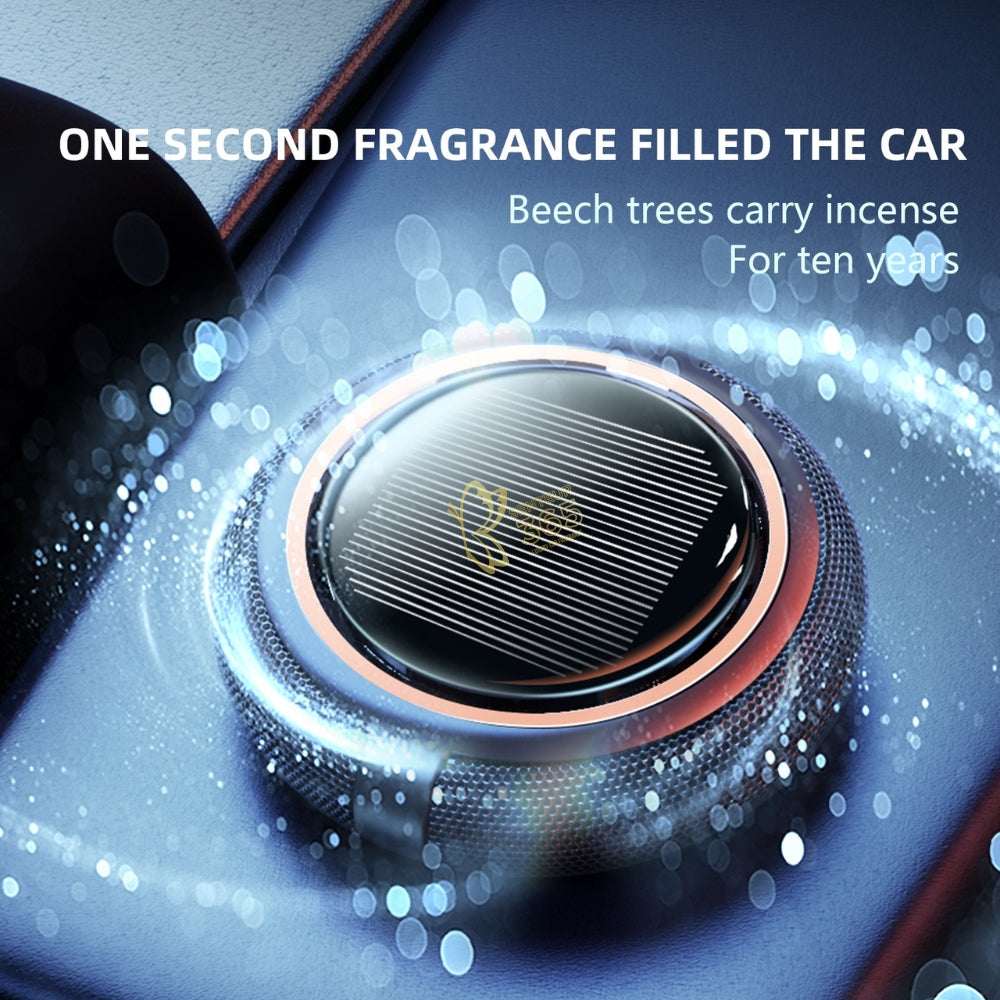 STYLENFLAUNT Senteur 365 - Round Luxury Car Fragrance | Premium Solar Car Perfume with 1 Year Fragrance, Long Lasting Luxury Car Air Freshener for Car dashboard | Premium Gift Item for personal and Corporate gifting