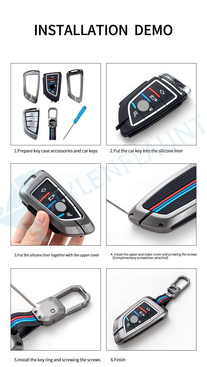 TOYOTA FLIPKEY Tundra | Highlander | Corolla| CHR | Camry | Rav4| Innova Crysta | Luxury Premium Carbon Fiber Black Soft Silicon Car Key fob Cover Key Case With Key Chain ( 3 buttons ) Flipkey