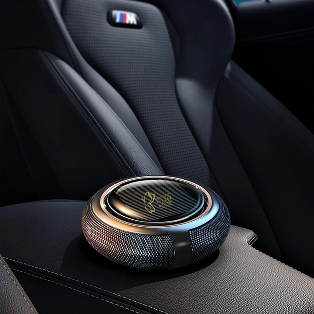 STYLENFLAUNT Senteur 365 - Round Luxury Car Fragrance | Premium Solar Car Perfume with 1 Year Fragrance, Long Lasting Luxury Car Air Freshener for Car dashboard | Premium Gift Item for personal and Corporate gifting