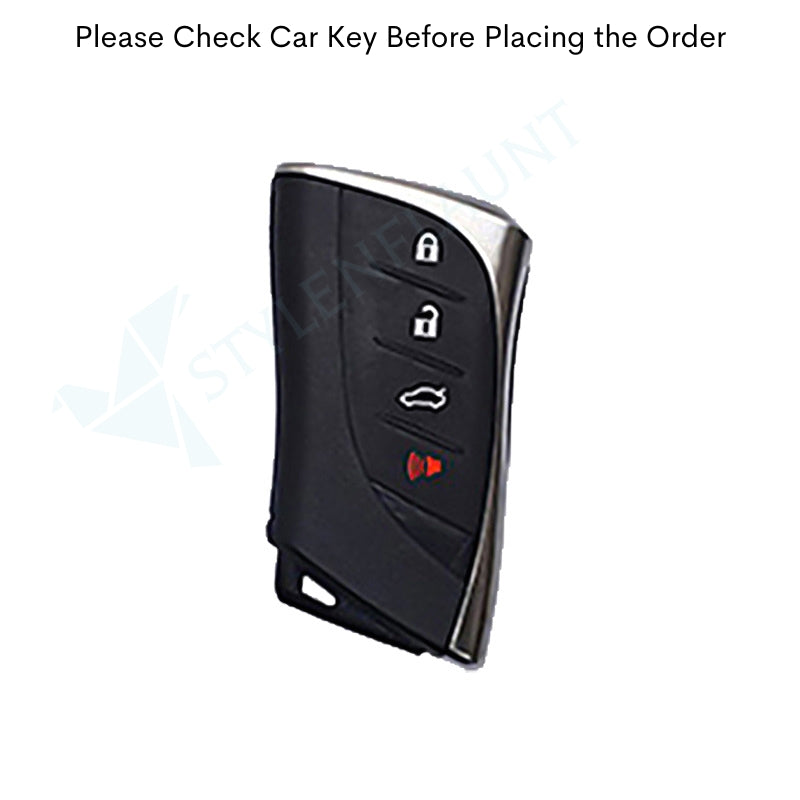 Lexus ES350 | RX350 | TX350 | LX600 | LX700h Luxury Premium Beast Metal Smart Car Design Key Cover Key Case With Key Chain (4 buttons)