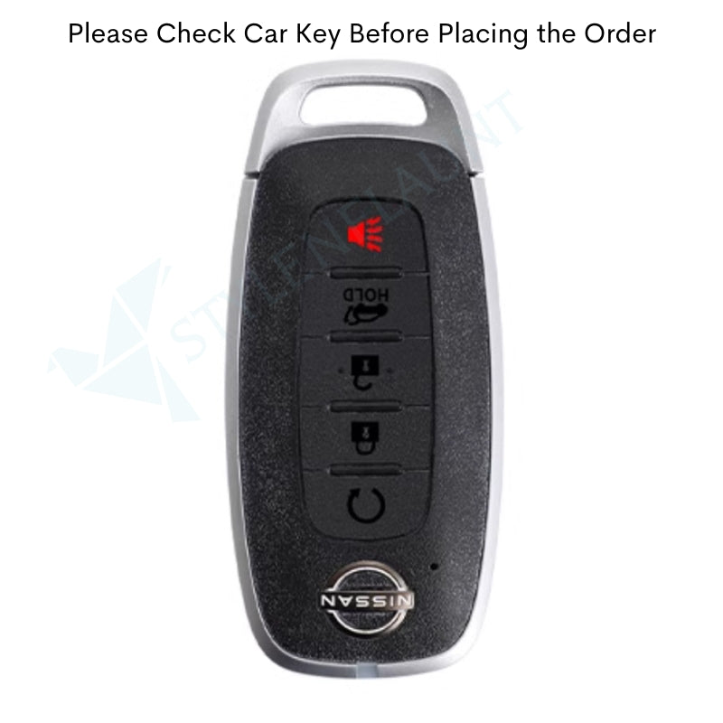 Nissan Patrol 2025 | Sentra 2025 | Rogue 2025 | Pathfinder 2025 Luxury Premium Beast Metal Smart Car Design Key Cover Key Case With Key Chain (5 buttons)