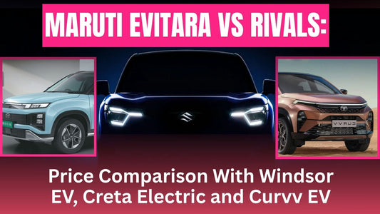 Maruti eVitara price comparison