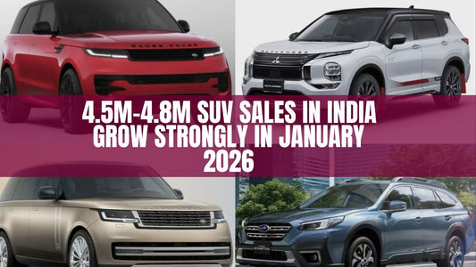 4.5m to 4.8m SUV sales India