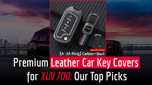 Xuv700 car key cover leather