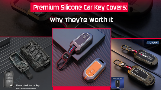 Top silicone car key cover