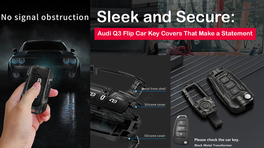 Audi Q3 Flip Car Key Cover