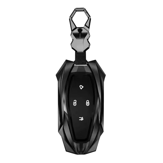 Vinfast Vf 6 Protector Series (P) Soft Silicon Car Case Holder Keychain & Full Protection Metal Smart Car Key Cover With Key Chain