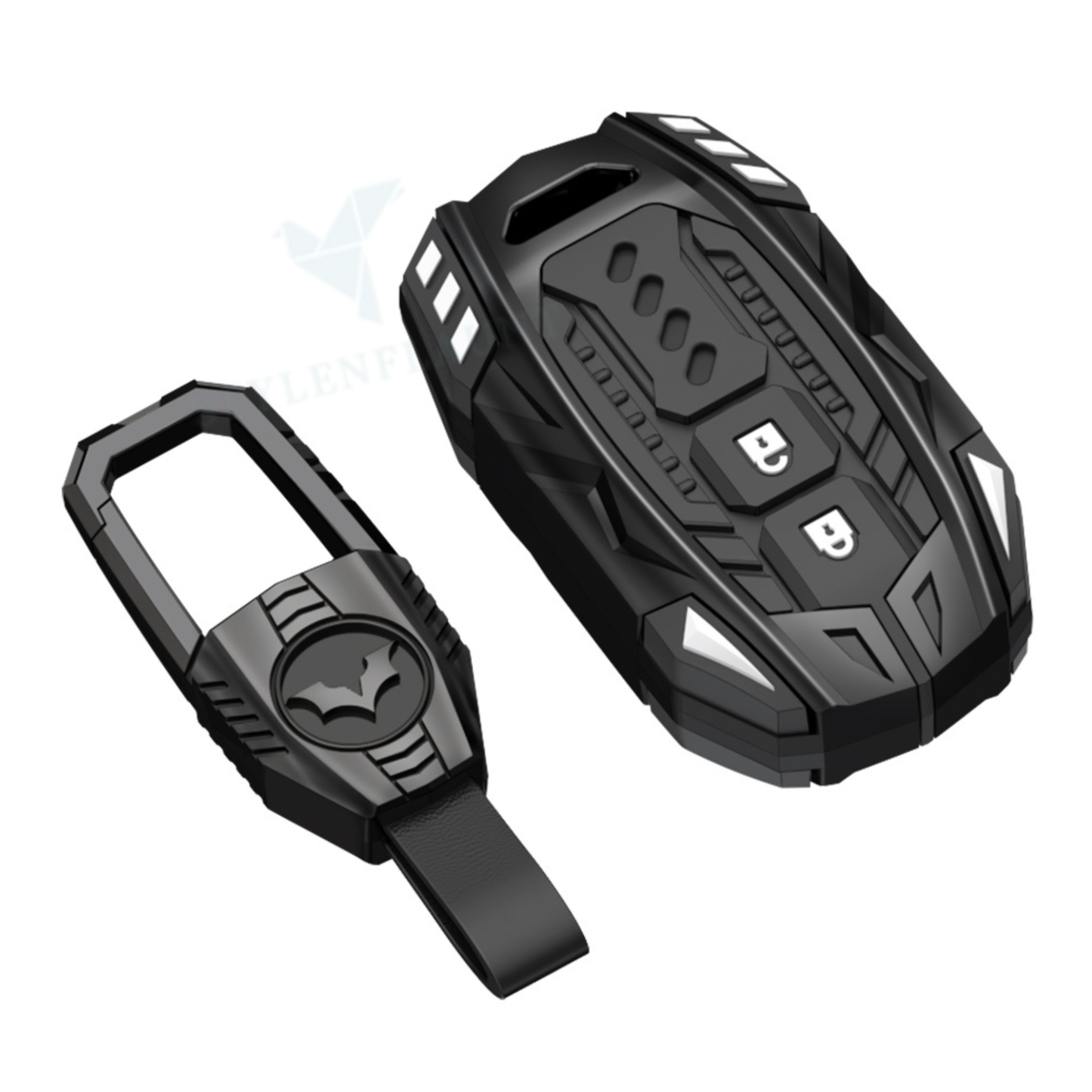 Suzuki Grand Vitara | Victoris | Fronx | Jimmy | Ertiga | XL 6 | Baleno | Brezza | Luxury Premium Screw less Transformer Series Car Key Cover Key Case With Key Chain (2 Button) Design Patent Pending - Copying Prohibited