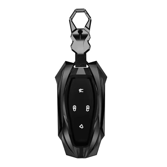 Vinfast Vf 7 Protector (E) Series Soft Silicon Car Case Holder Keychain & Full Protection Metal Smart Car Key Cover With Key Chain