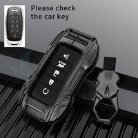 Nissan Patrol 2025 | Sentra 2025 | Rogue 2025 | Pathfinder 2025 Luxury Premium Beast Metal Smart Car Design Key Cover Key Case With Key Chain ( 5 buttons )