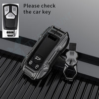 Audi A4 | Q5 Luxury Premium Beast Metal Smart Car Key Cover Key Case With Key Chain( 3 Button )