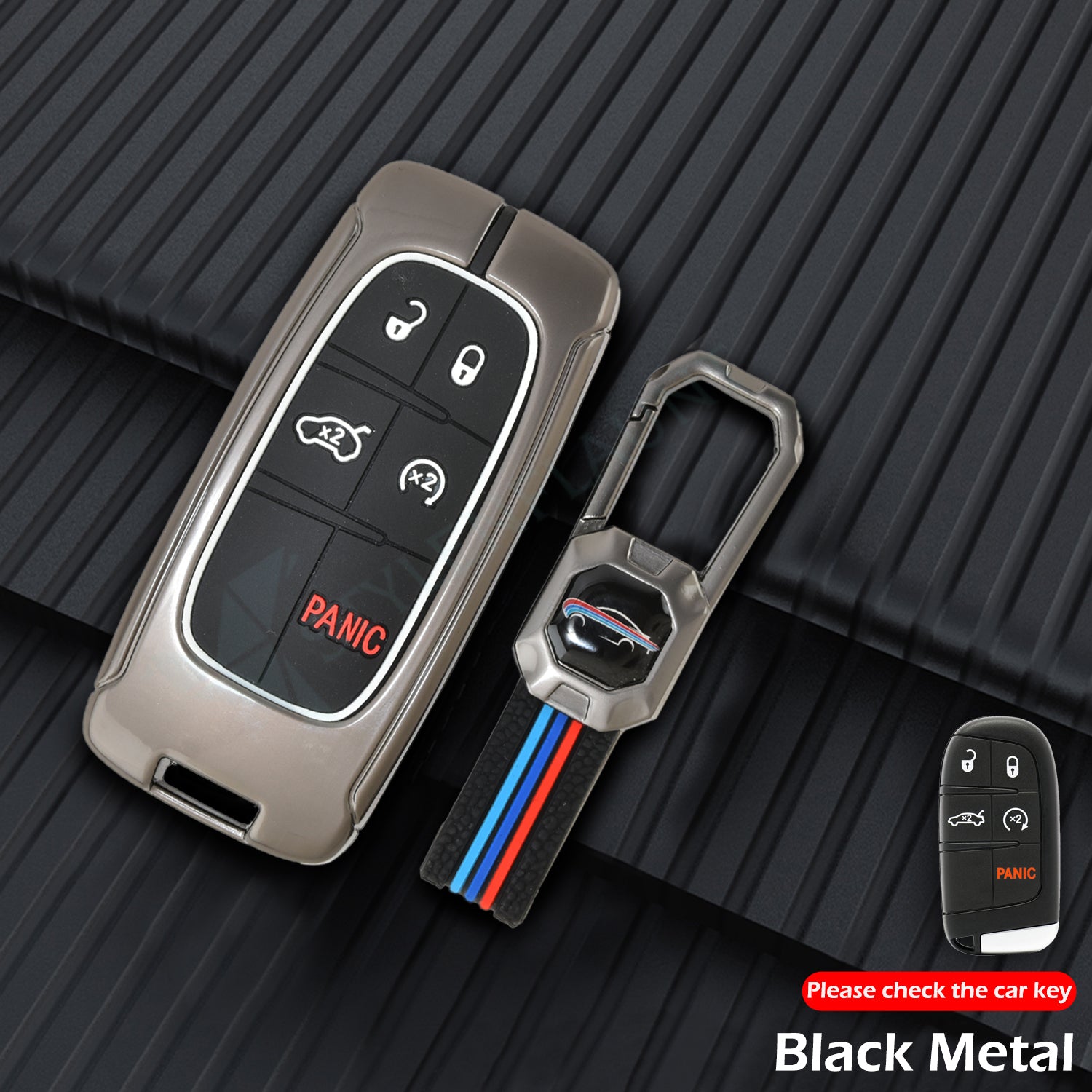 JEEP Compass FLIPKEY Luxury Premium Metal Smart Car Key fob Cover Key ...