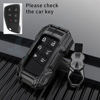 GMC Hummer EV | Yukon Denali 2025 Luxury Premium Beast Metal Smart Car Design Key Cover Key Case With Key Chain ( 6 buttons )