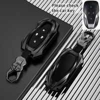 Vinfast Vf 7 Protector (E) Series Soft Silicon Car Case Holder Keychain & Full Protection Metal Smart Car Key Cover With Key Chain