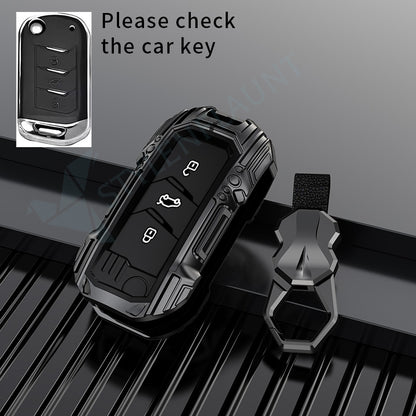 Mahindra Thar Roxx | XUV 700 | Thar | Scorpio-N 2023 | 3X0 Luxury Premium Beast Metal Smart Car Design Key Cover Key Case With Key Chain (3 buttons)