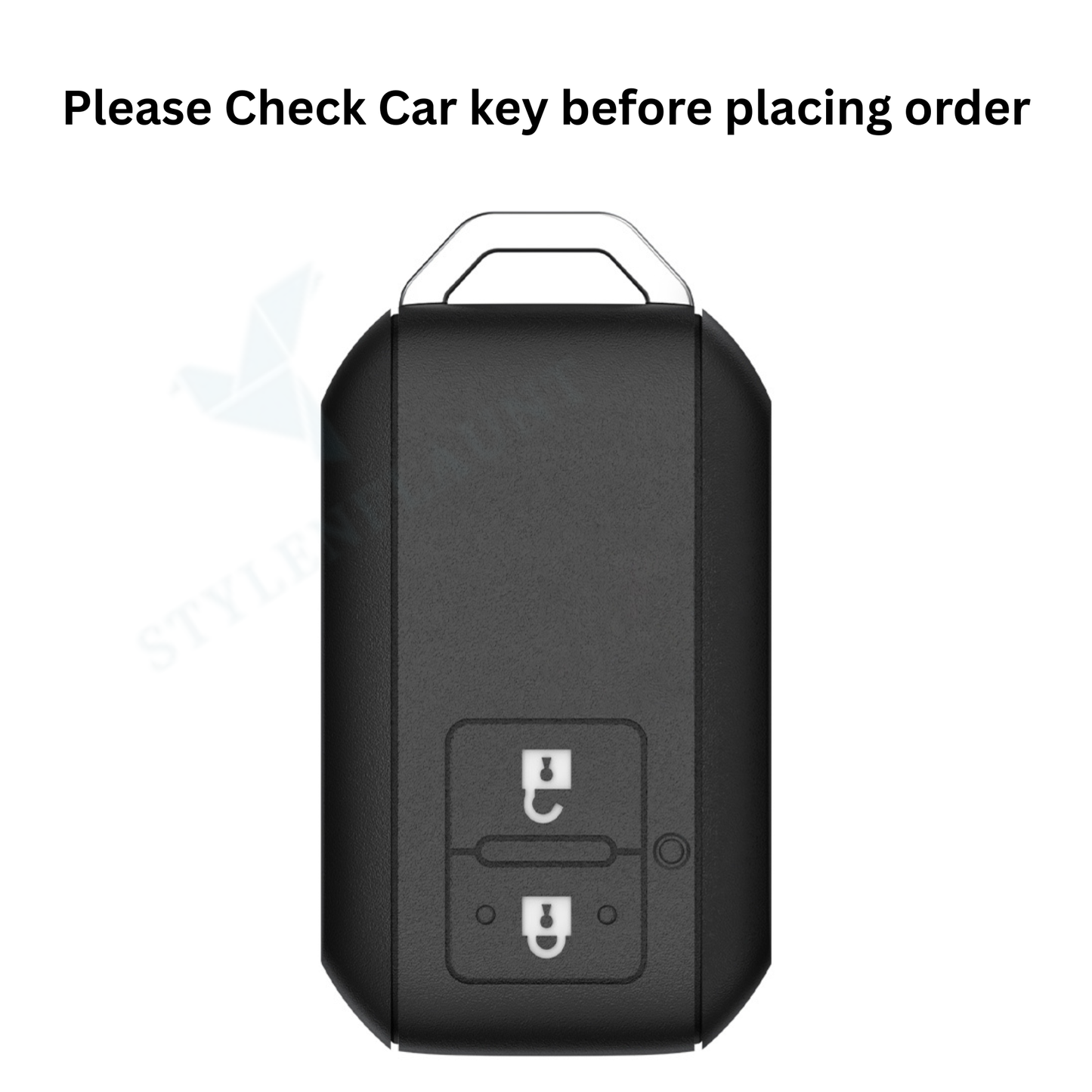 Toyota Hyryder |  Taisor |  Glanza Luxury Premium Screw less Transformer Series Car Key Cover Key Case With Key Chain (2 Button) Design Patent Pending - Copying Prohibited