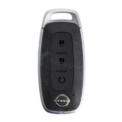 NISSAN NEW MAGNITE 2025 Luxury Premium Transformer Series Metal Smart Car Design Key Cover Key Case With Key Chain ( 3 buttons )