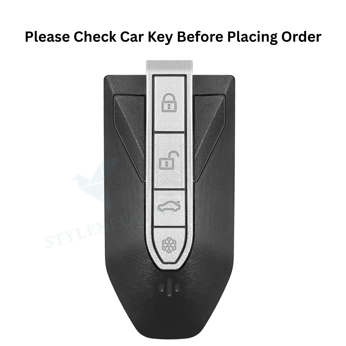 Mahindra XEV 9e | BE 6 | 7XO Luxury Premium Transformer Series Metal Black Soft Silicone Smart Car Key Cover with Key Chain – 4 Button