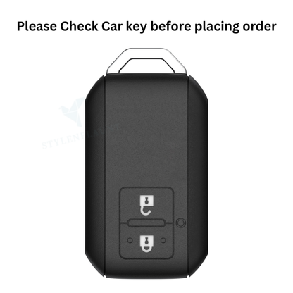 Suzuki Grand Vitara | Victoris | Fronx | Jimmy | Ertiga | XL 6 | Baleno | Brezza | Luxury Premium Screw less Transformer Series Car Key Cover Key Case With Key Chain (2 Button) Design Patent Pending - Copying Prohibited
