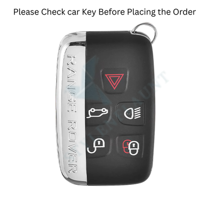 Jaguar F- face ( 2015-2020 ) Luxury Premium Transformer Series Metal Black Soft Sillcon Smart Car Key Cover Key Case With Key Chain ( 5 Button )