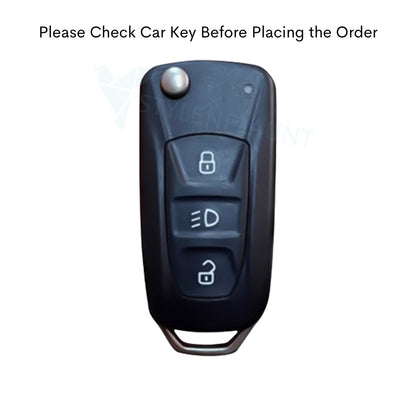 Tata Flipkey Punch | Nexon | Tiago Premium Metal Smart Car Key Cover Key Case With Key Chain( 3 Button)