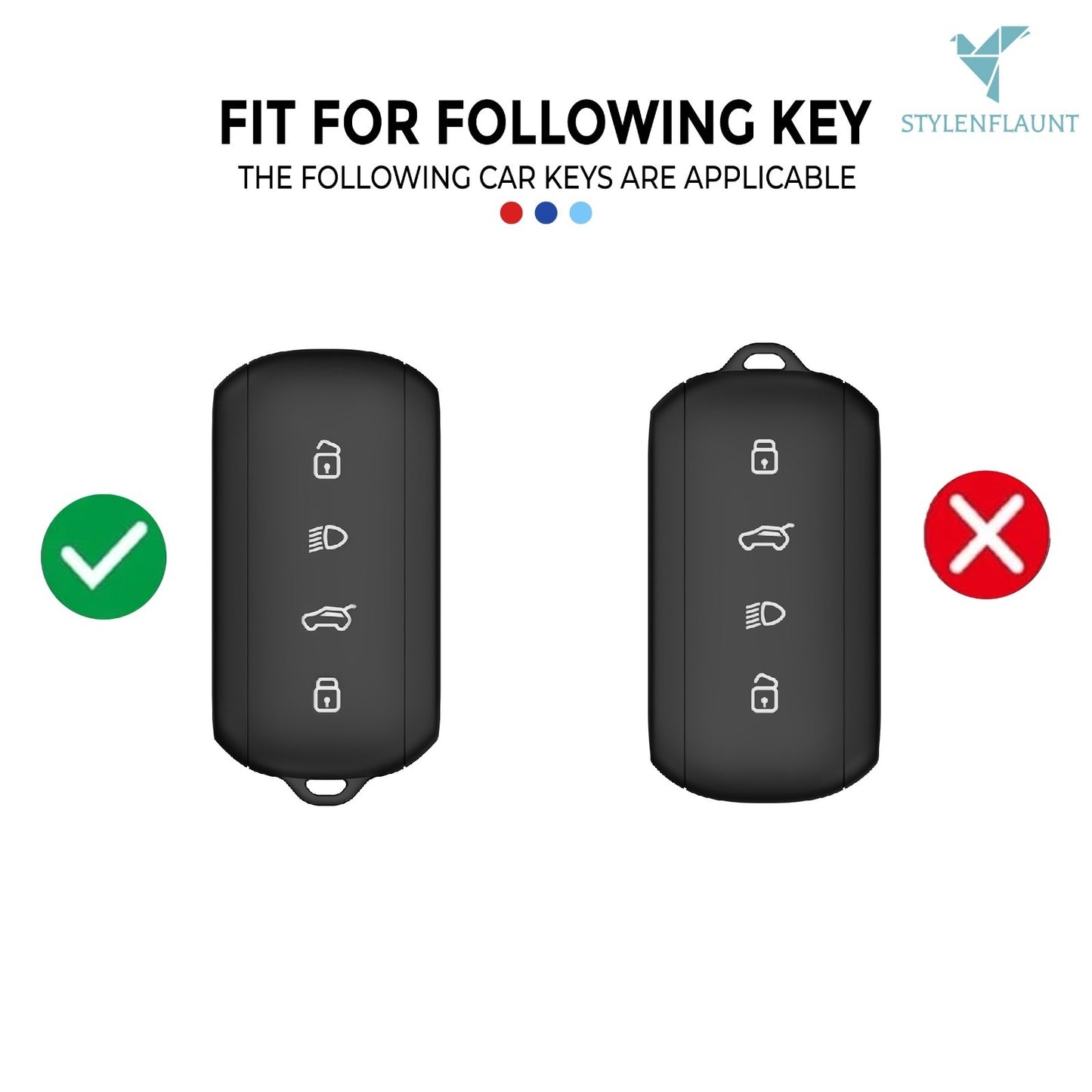 Tata Sierra Smart Plus, Pure Varient Luxury Screwless Series Metal Black Soft Sillcon Smart Car Key Cover With Key Chain ( 4 Button-Base ) - Design Patent Pending - Copying Prohibited