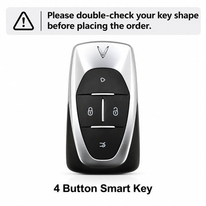 Vinfast Vf 6 Protector Series (P) Soft Silicon Car Case Holder Keychain & Full Protection Metal Smart Car Key Cover With Key Chain