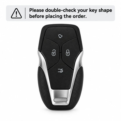 Vinfast Vf 7 Protector (E) Series Soft Silicon Car Case Holder Keychain & Full Protection Metal Smart Car Key Cover With Key Chain