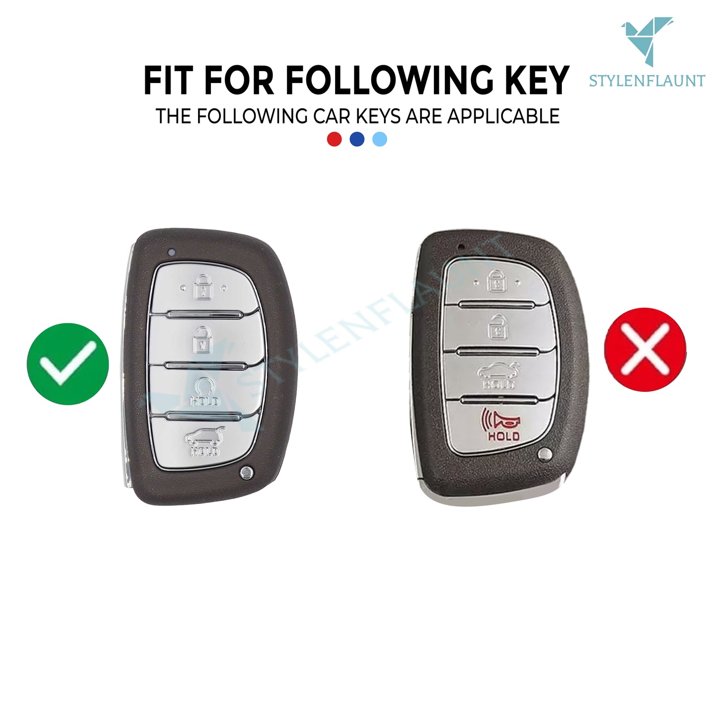 Hyundai Creta 2024 | Alcazar | Creta 2025 Ev | Venue Screwless Series Metal Black Soft Sillcon Smart Car Key Cover With Key Chain ( 4 Buttons ) - Design Patent Pending - Copying Prohibited