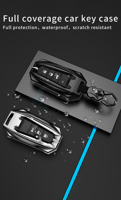 Toyota Fortuner | Hycross Innova | Camry Hybrid 2026 Luxury Premium Protector Series Car Key Case Key Cover (3 buttons)