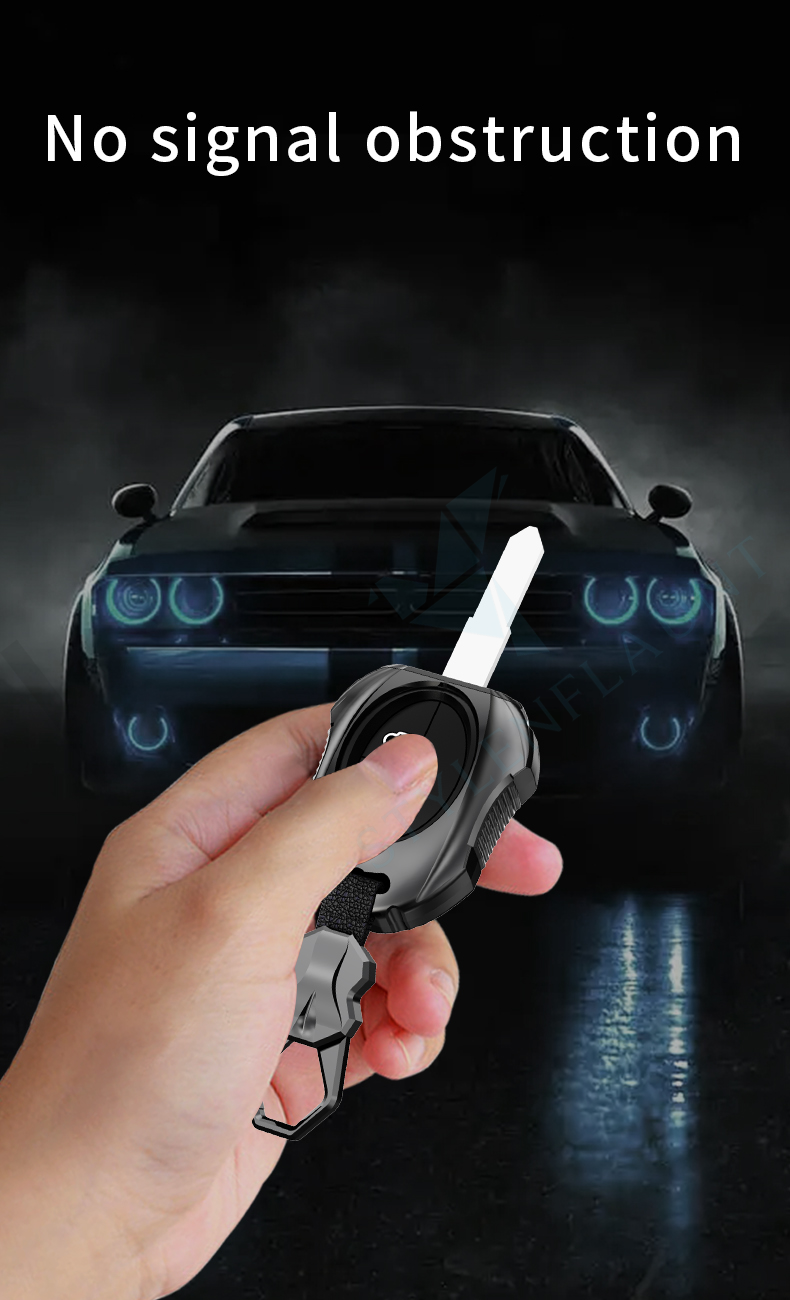 Suzuki Swift | Dzire | WagonR | Brezza | Grand Vitara | Fronx | Jimny | XL6 | Ignis | Ertiga | Baleno | Vitara Brezza | Celerio | Alto | Ciaz | S-Cross Luxury Transformer Series Metal Key Cover With Key Chain ( 2 buttons )
