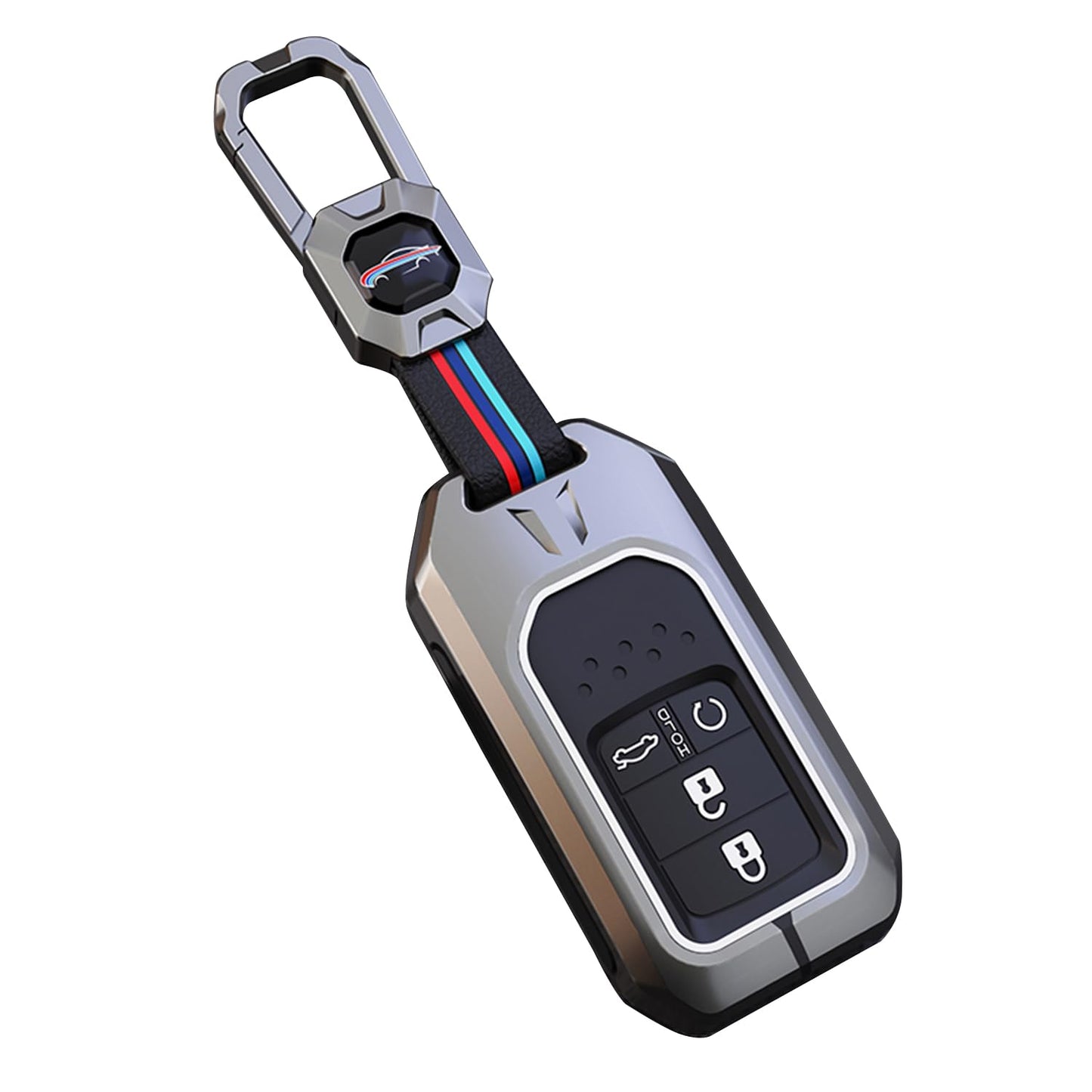 Honda City 2023 Luxury Premium Soft Silicon Car Key Shell with Keychain & Full Protection ( 4 Button )