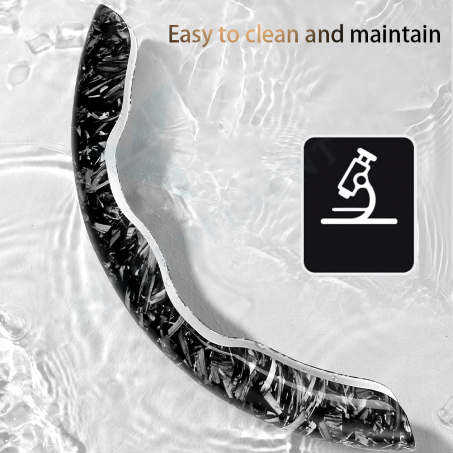 STYLENFLAUNT Universal ABS Broken Carbon Texture Steering Wheel Grip Cover for All Car Models Safe Non-Slip Car Interior Accessory long lasting print Comfortable Grip Steering Wheel Protector