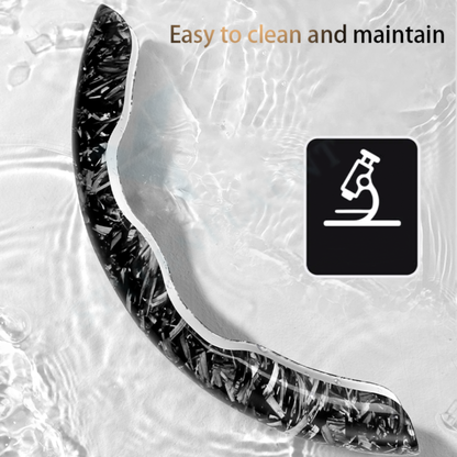 STYLENFLAUNT Universal ABS Broken Carbon Texture Steering Wheel Grip Cover for All Car Models Safe Non-Slip Car Interior Accessory long lasting print Comfortable Grip Steering Wheel Protector