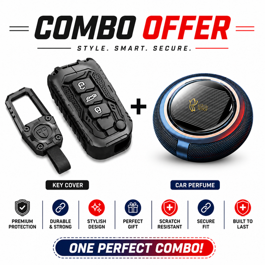 Mahindra Thar Roxx | XUV 700 | Thar | Scorpio-N 2023 | 3XO | Bolero Transformer Car key cover & Car Perfume Combo