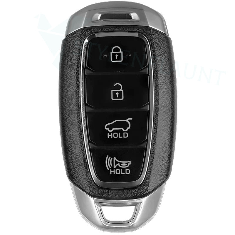 Hyundai VERNA 2023 Luxury Premium Beast Metal Smart Car Design Key Cover Key Case With Key Chain ( 4 Button )